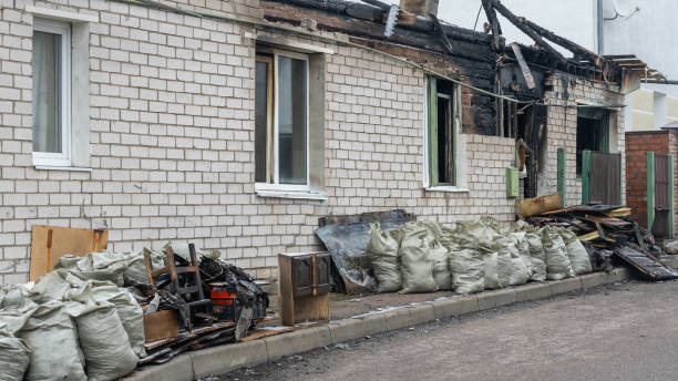 Professional Fire Damage Removal technician working in Glenview, KY